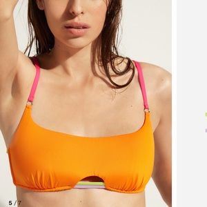 Calzedonia orange multi bikini SIZE SMALL